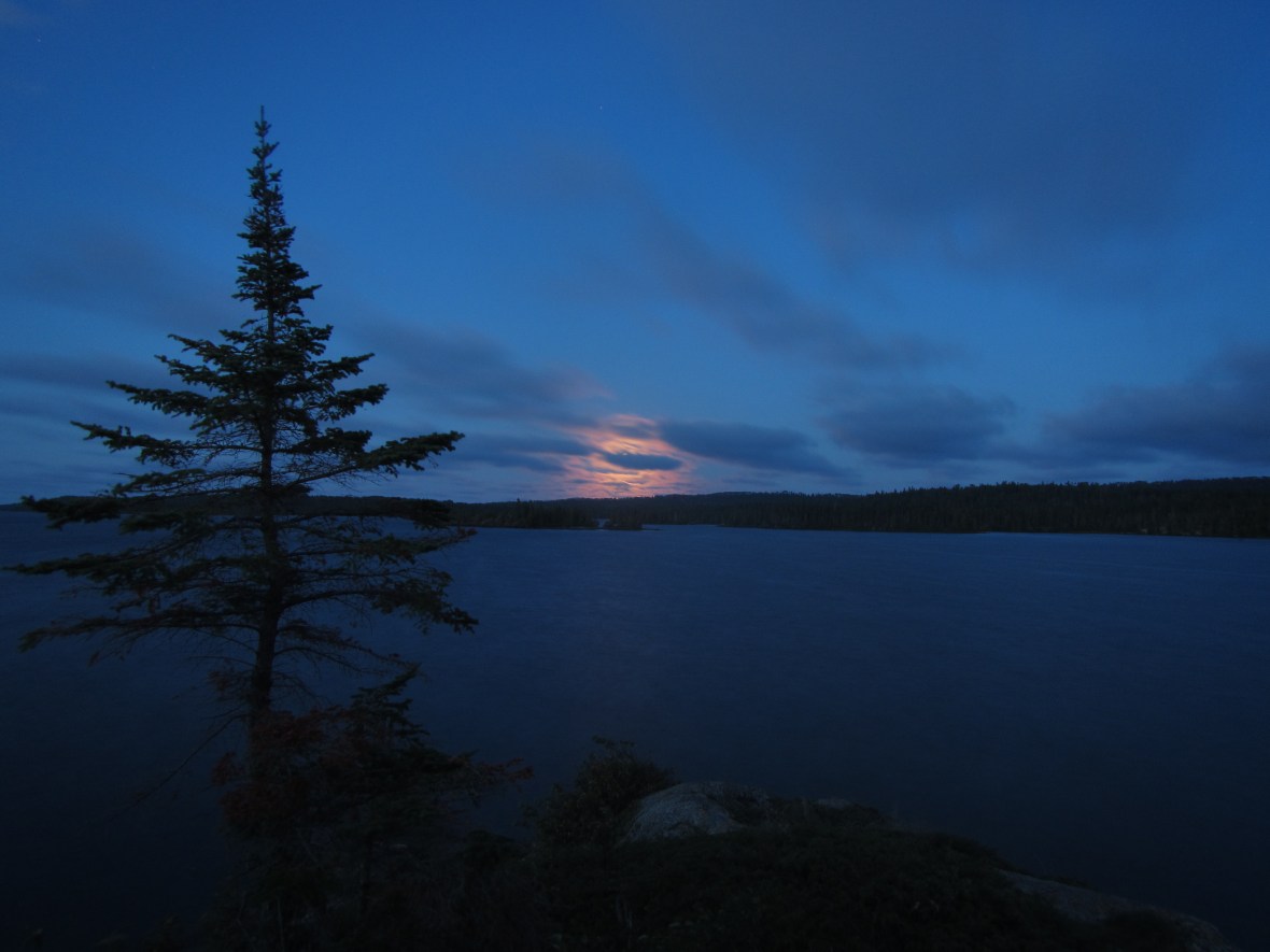 Moonrise on Isle Royale