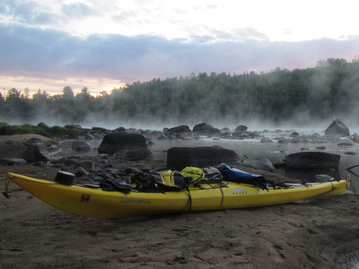Morning fog on the St. Louis River
