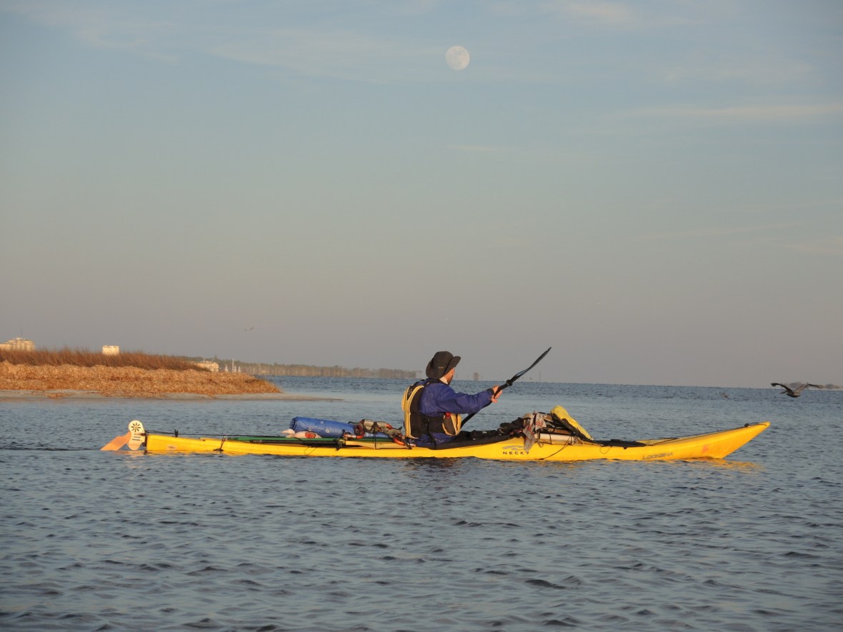 Moonrise on the water