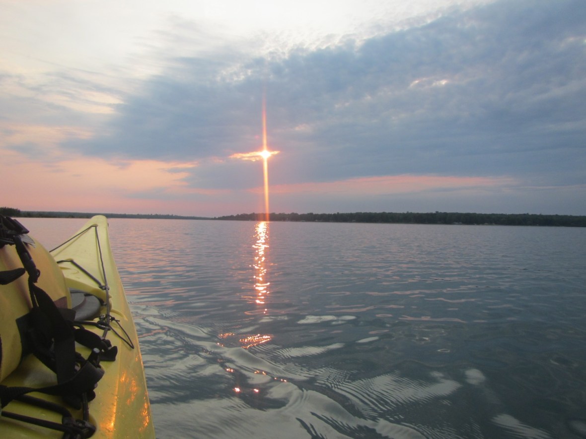 Calm Water at Sunset